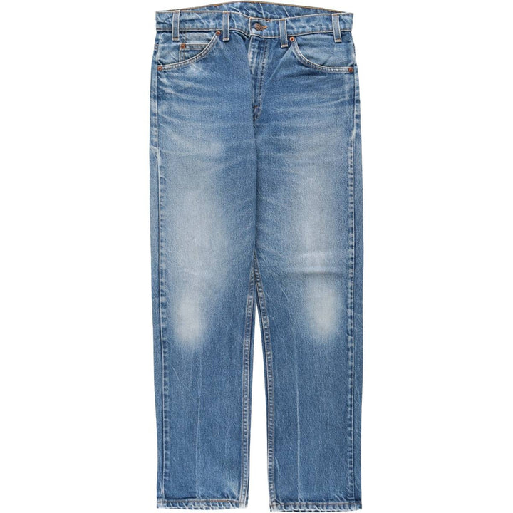 90'S Levi's 505 Orange Tab Tapered Denim Pants Made in USA Men's W33 Vintage cotton blue type Vintage Second Hand