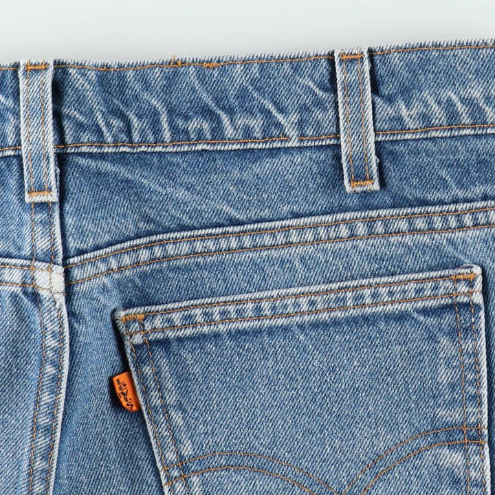 90'S Levi's 505 Orange Tab Tapered Denim Pants Made in USA Men's W33 Vintage cotton blue type Vintage Second Hand