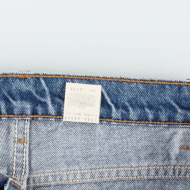90'S Levi's 505 Orange Tab Tapered Denim Pants Made in USA Men's W33 Vintage cotton blue type Vintage Second Hand