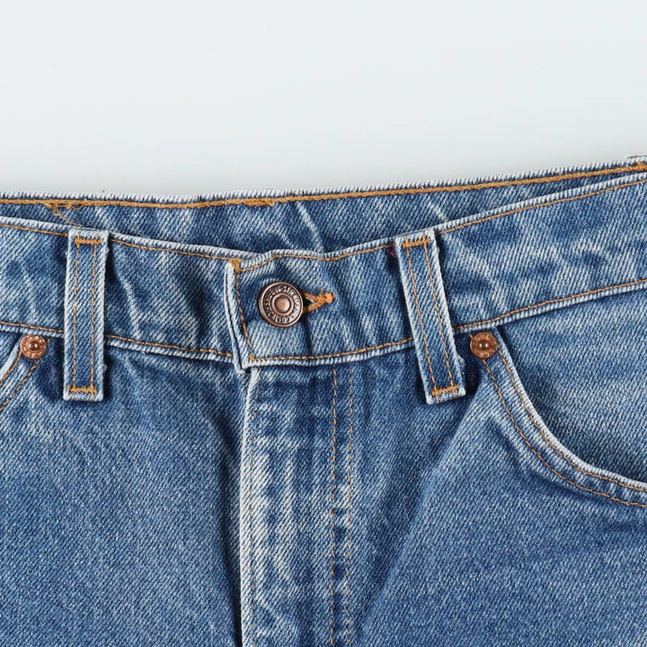 90'S Levi's 505 Orange Tab Tapered Denim Pants Made in USA Men's W33 Vintage cotton blue type Vintage Second Hand