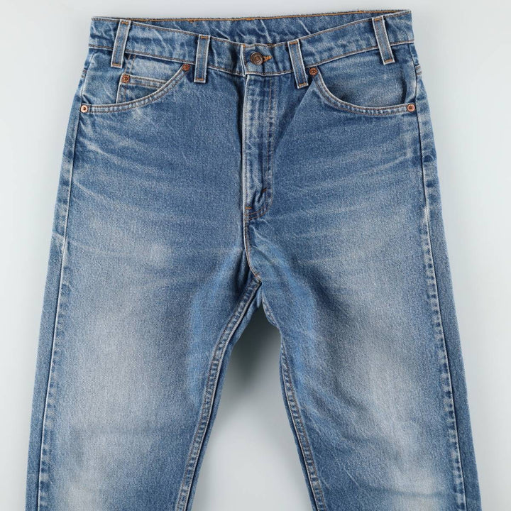 90'S Levi's 505 Orange Tab Tapered Denim Pants Made in USA Men's W33 Vintage cotton blue type Vintage Second Hand