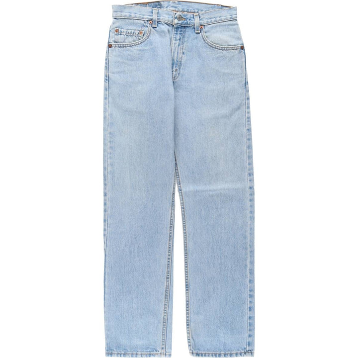 90'S Levi's 505 REGULAR FIT STRAIGHT LEG Tapered Denim Pants Made in USA Men's W30 Vintage cotton Blue type light blue Vintage Second Hand