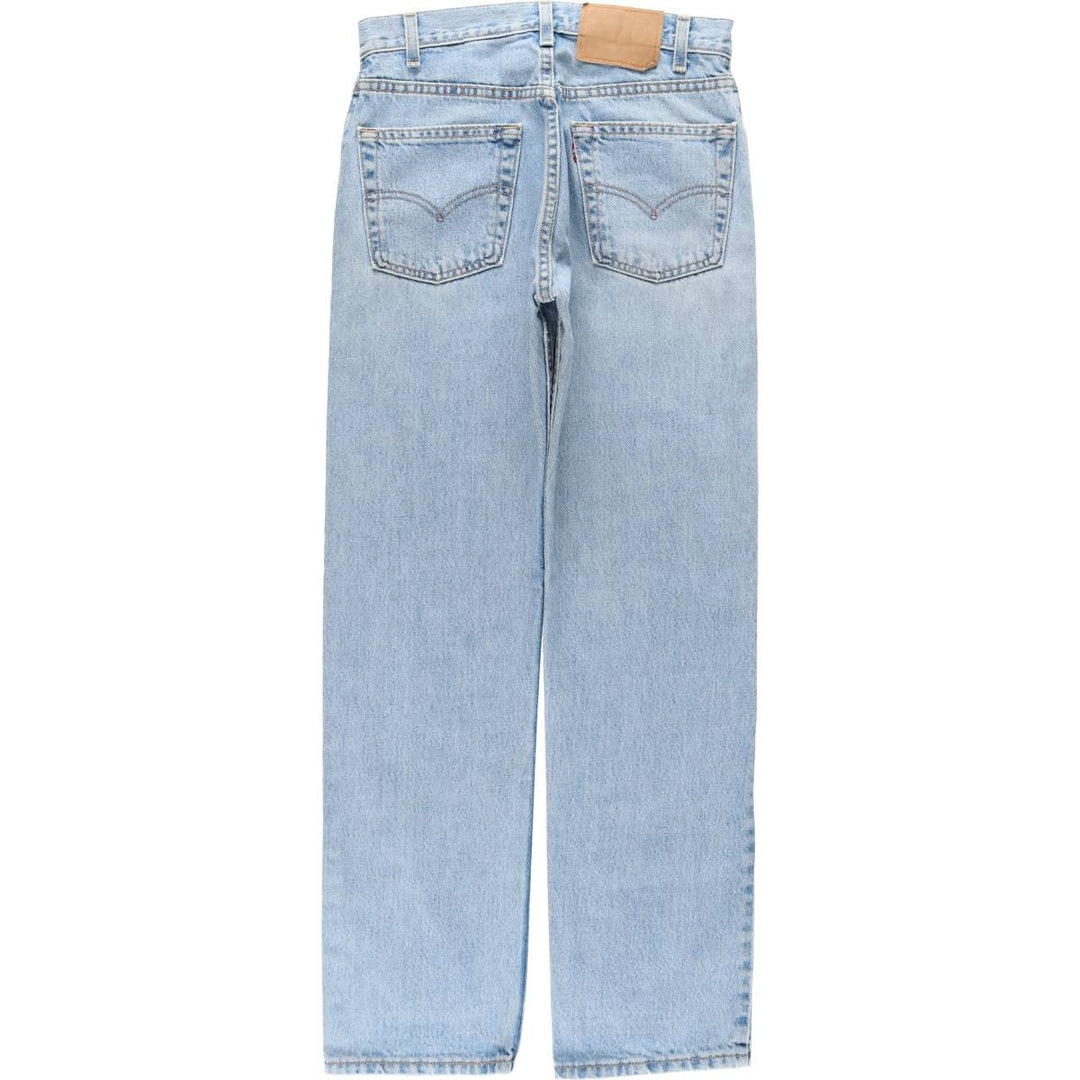 90'S Levi's 505 REGULAR FIT STRAIGHT LEG Tapered Denim Pants Made in USA Men's W30 Vintage cotton Blue type light blue Vintage Second Hand