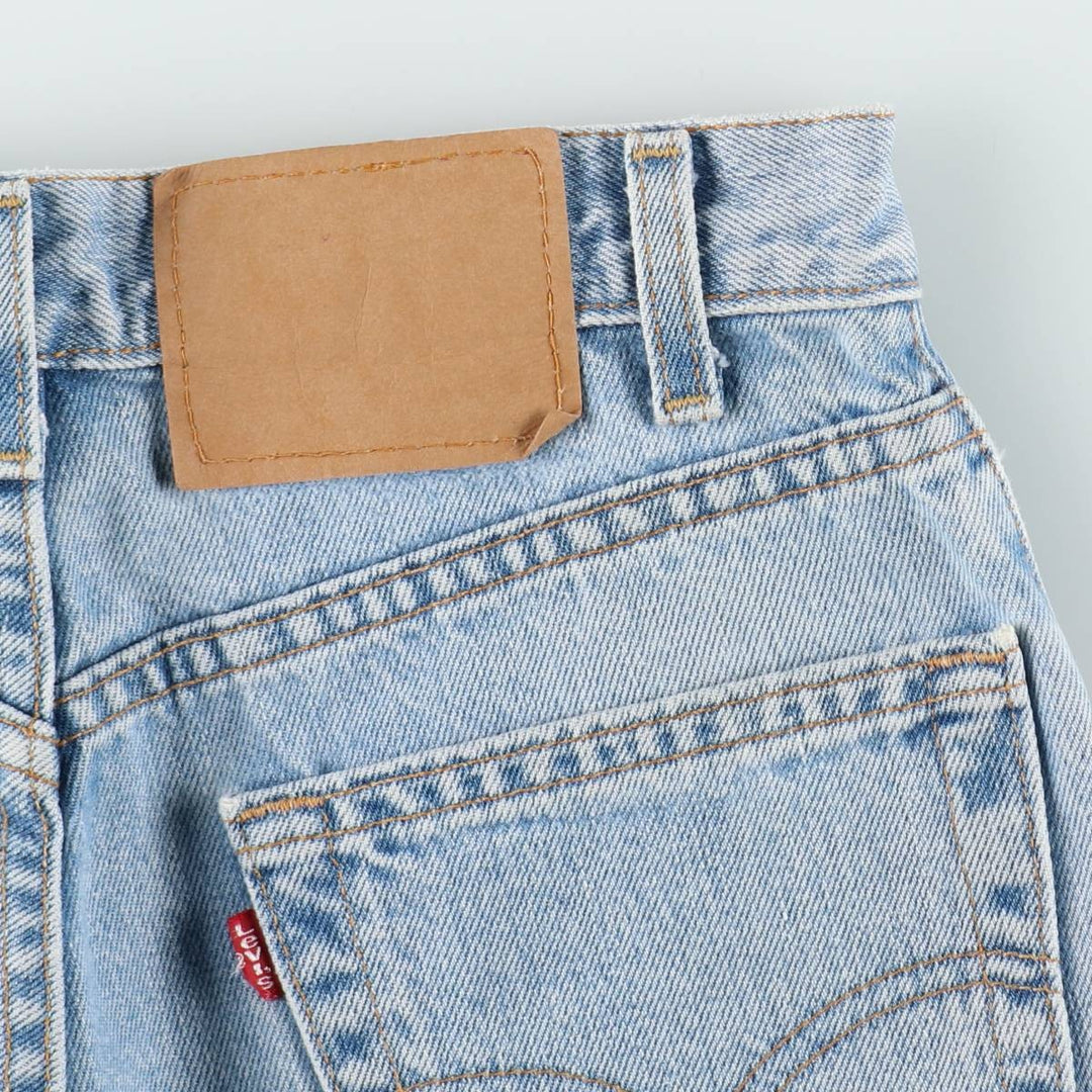 90'S Levi's 505 REGULAR FIT STRAIGHT LEG Tapered Denim Pants Made in USA Men's W30 Vintage cotton Blue type light blue Vintage Second Hand