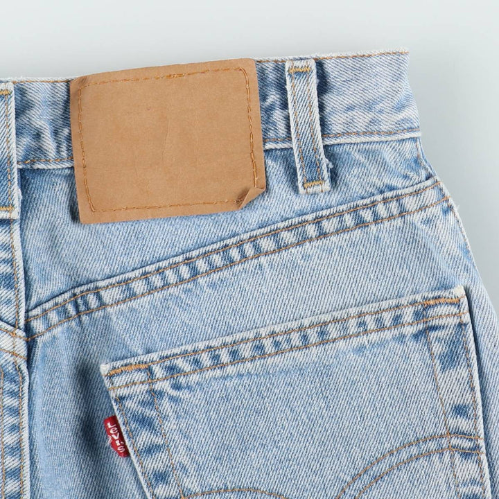 90'S Levi's 505 REGULAR FIT STRAIGHT LEG Tapered Denim Pants Made in USA Men's W30 Vintage cotton Blue type light blue Vintage Second Hand