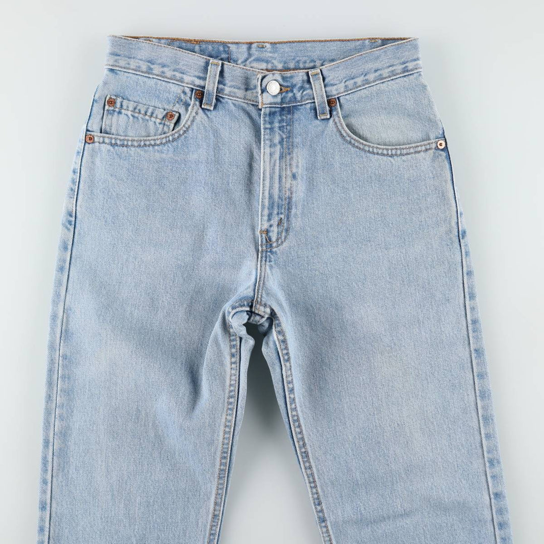 90'S Levi's 505 REGULAR FIT STRAIGHT LEG Tapered Denim Pants Made in USA Men's W30 Vintage cotton Blue type light blue Vintage Second Hand