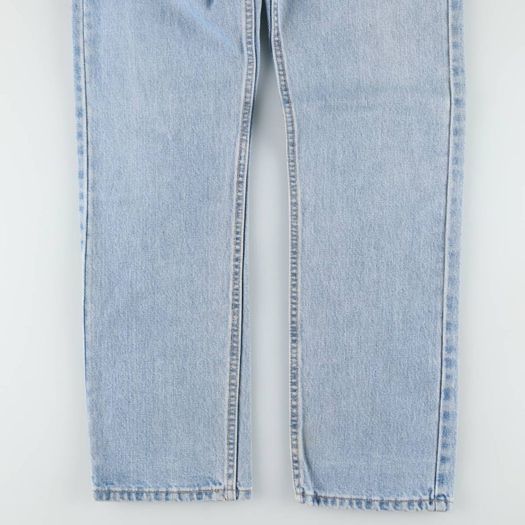90'S Levi's 505 REGULAR FIT STRAIGHT LEG Tapered Denim Pants Made in USA Men's W30 Vintage cotton Blue type light blue Vintage Second Hand