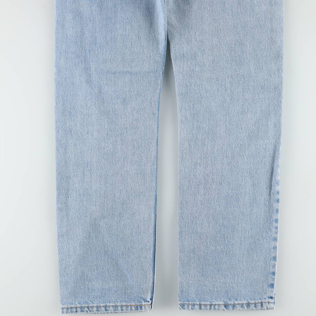 90'S Levi's 505 REGULAR FIT STRAIGHT LEG Tapered Denim Pants Made in USA Men's W30 Vintage cotton Blue type light blue Vintage Second Hand