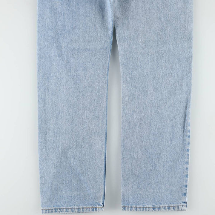 90'S Levi's 505 REGULAR FIT STRAIGHT LEG Tapered Denim Pants Made in USA Men's W30 Vintage cotton Blue type light blue Vintage Second Hand