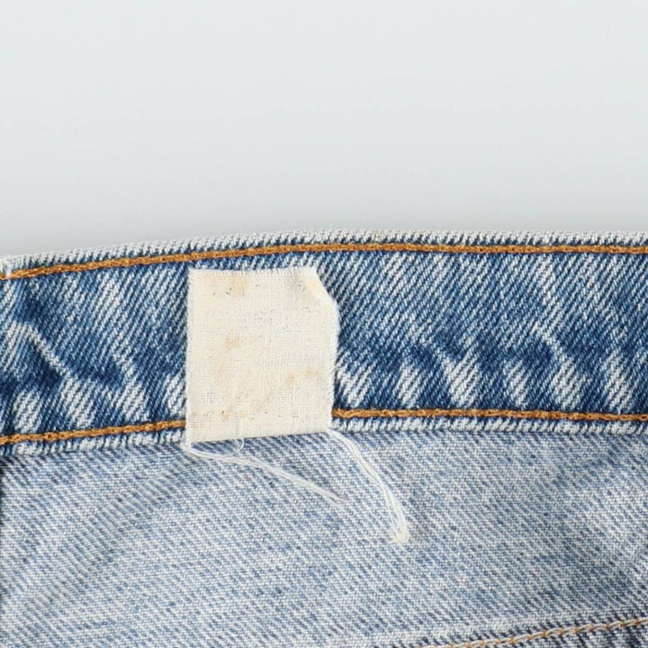 Levi's 505 Regular Fit Straight Leg Orange Tab Tapered Denim Pants, Men's W35 (approx.), Vintage unclear blue type Vintage Second Hand