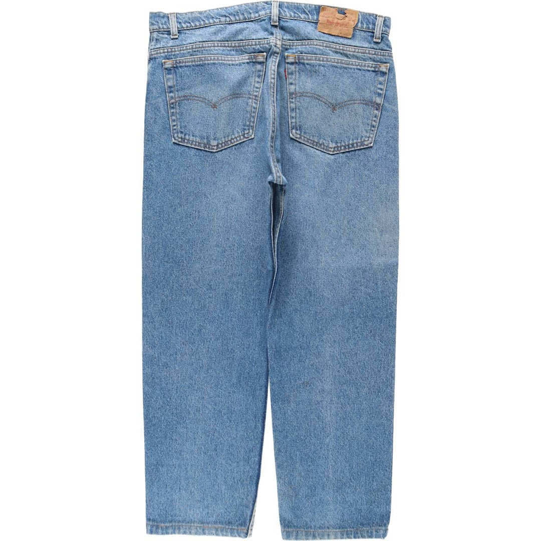 90'S Levi's 505 Tapered Denim Pants, Made in USA, Men's, Size W37, Vintage cotton blue type Vintage Second Hand