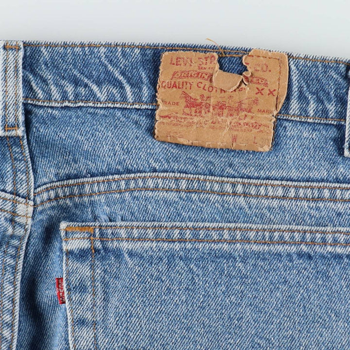 90'S Levi's 505 Tapered Denim Pants, Made in USA, Men's, Size W37, Vintage cotton blue type Vintage Second Hand