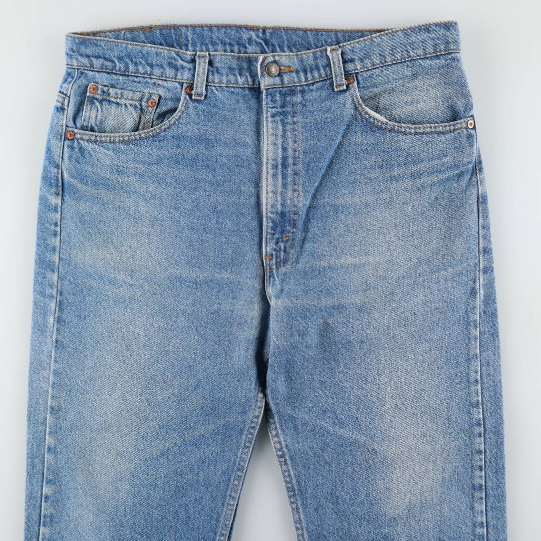 90'S Levi's 505 Tapered Denim Pants, Made in USA, Men's, Size W37, Vintage cotton blue type Vintage Second Hand
