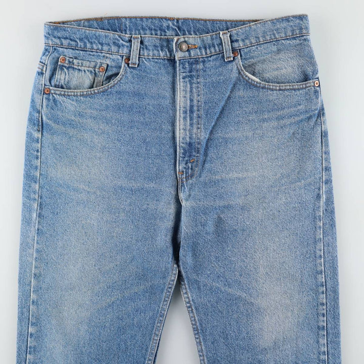 90'S Levi's 505 Tapered Denim Pants, Made in USA, Men's, Size W37, Vintage cotton blue type Vintage Second Hand