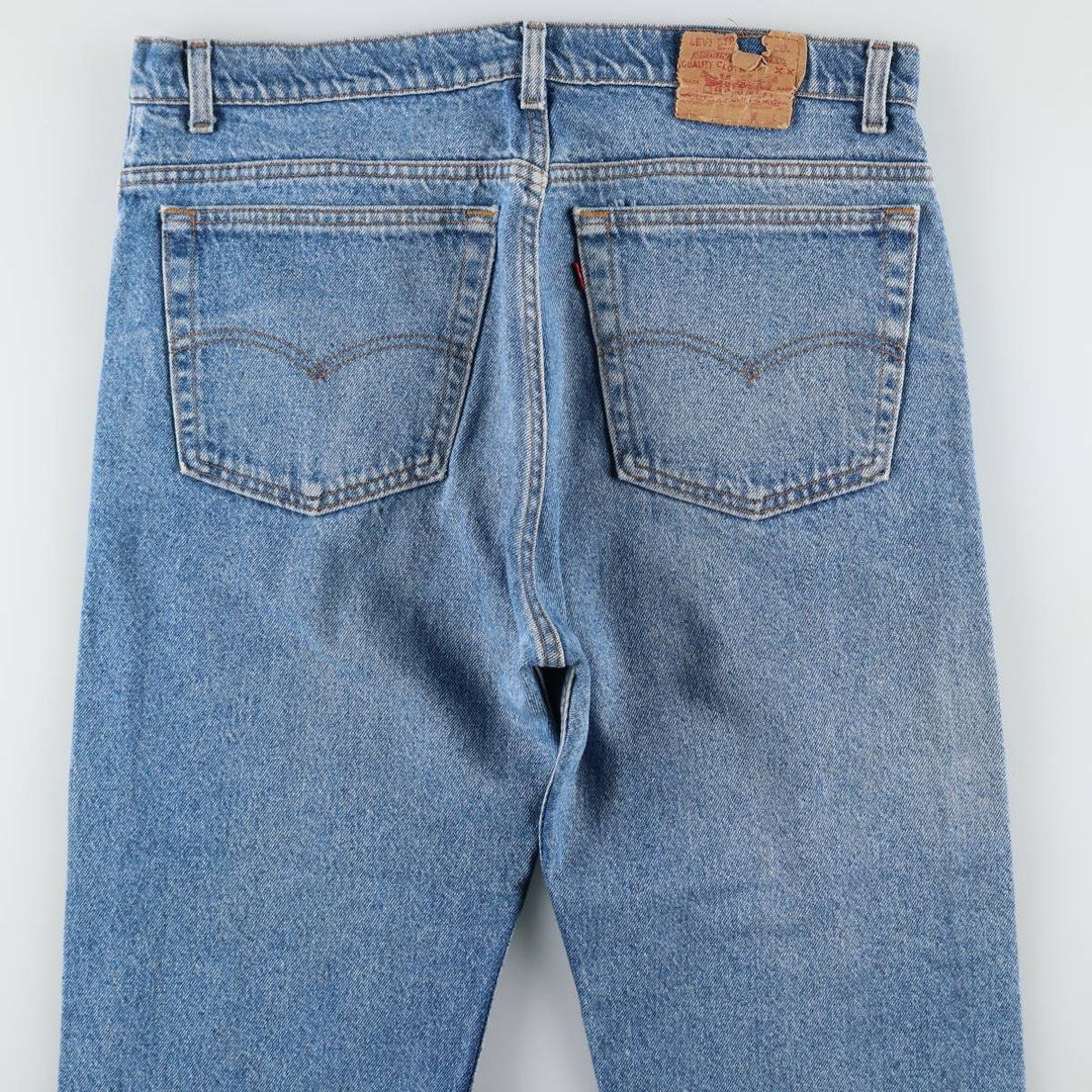 90'S Levi's 505 Tapered Denim Pants, Made in USA, Men's, Size W37, Vintage cotton blue type Vintage Second Hand
