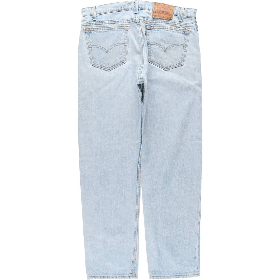 1990'S Levi's 505 Straight Leg Regular Fit Tapered Denim Pants, Made in USA, Men's Size W36 (approx.), Vintage cotton blue type Vintage Second Hand