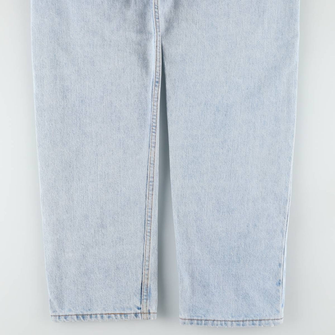 1990'S Levi's 505 Straight Leg Regular Fit Tapered Denim Pants, Made in USA, Men's Size W36 (approx.), Vintage cotton blue type Vintage Second Hand