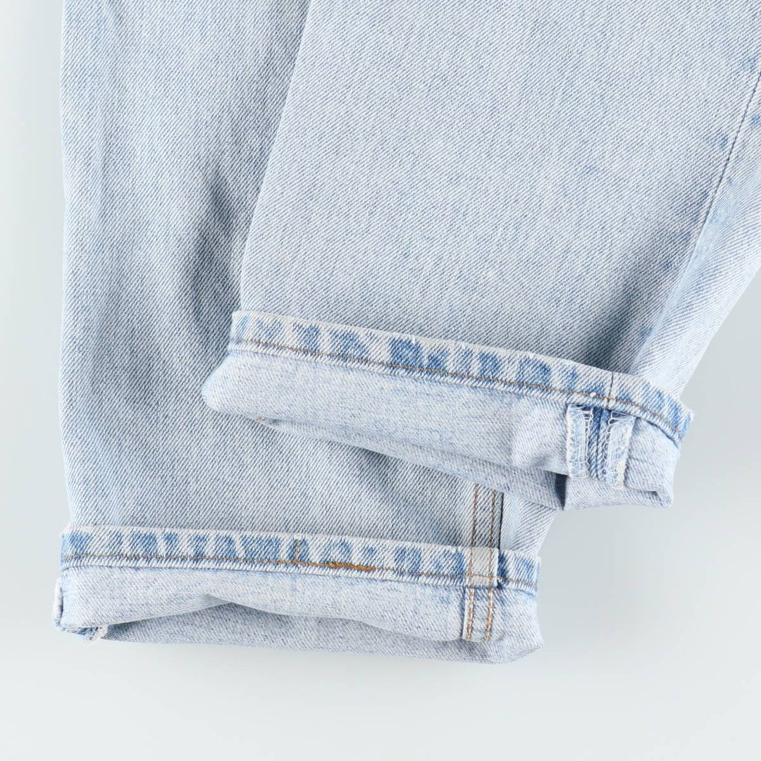 1990'S Levi's 505 Straight Leg Regular Fit Tapered Denim Pants, Made in USA, Men's Size W36 (approx.), Vintage cotton blue type Vintage Second Hand