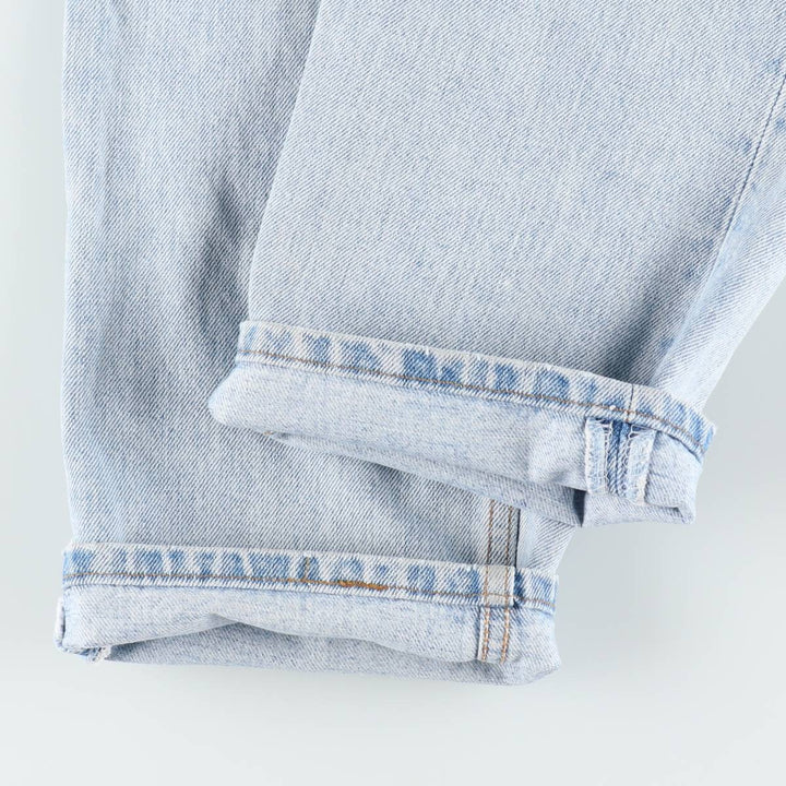 1990'S Levi's 505 Straight Leg Regular Fit Tapered Denim Pants, Made in USA, Men's Size W36 (approx.), Vintage cotton blue type Vintage Second Hand