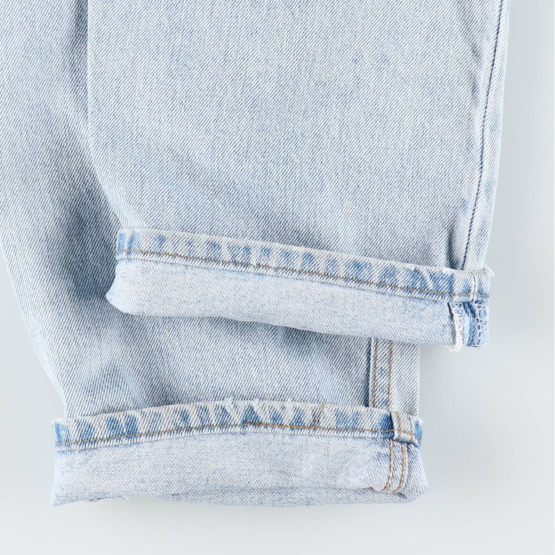 1990'S Levi's 505 Straight Leg Regular Fit Tapered Denim Pants, Made in USA, Men's Size W36 (approx.), Vintage cotton blue type Vintage Second Hand