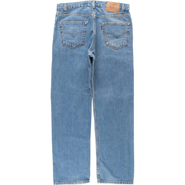 2000'S Levi's 00505-4891 Tapered Denim Pants, Made in USA, Men's W36 (approx.) cotton blue type Vintage Second Hand