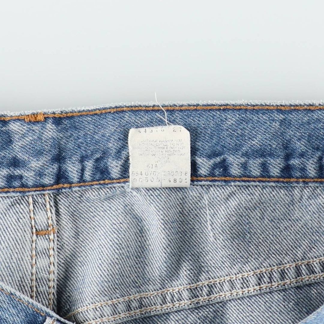 2000'S Levi's 00505-4891 Tapered Denim Pants, Made in USA, Men's W36 (approx.) cotton blue type Vintage Second Hand