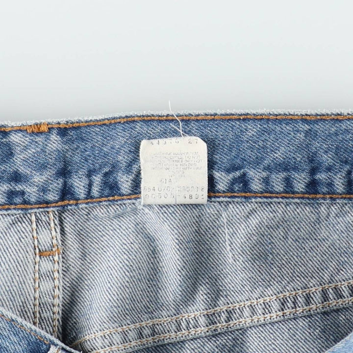 2000'S Levi's 00505-4891 Tapered Denim Pants, Made in USA, Men's W36 (approx.) cotton blue type Vintage Second Hand