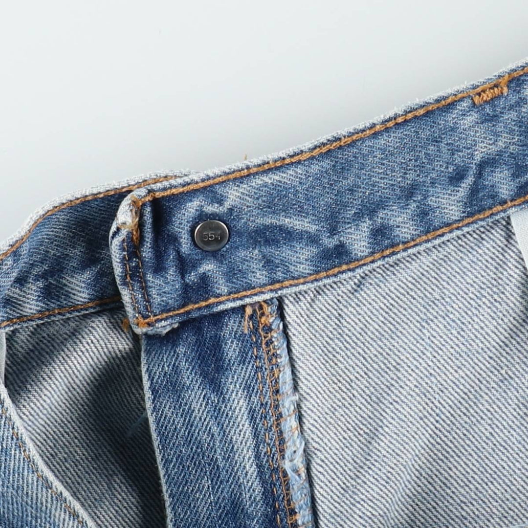 2000'S Levi's 00505-4891 Tapered Denim Pants, Made in USA, Men's W36 (approx.) cotton blue type Vintage Second Hand