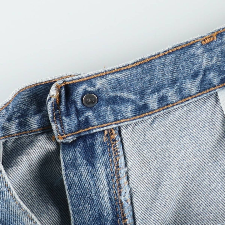 2000'S Levi's 00505-4891 Tapered Denim Pants, Made in USA, Men's W36 (approx.) cotton blue type Vintage Second Hand