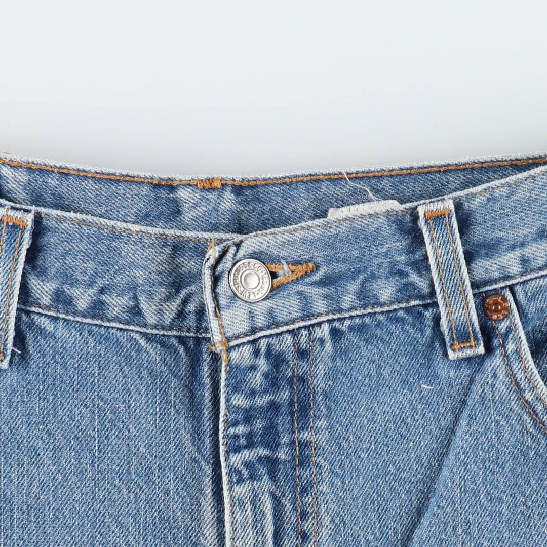 2000'S Levi's 00505-4891 Tapered Denim Pants, Made in USA, Men's W36 (approx.) cotton blue type Vintage Second Hand