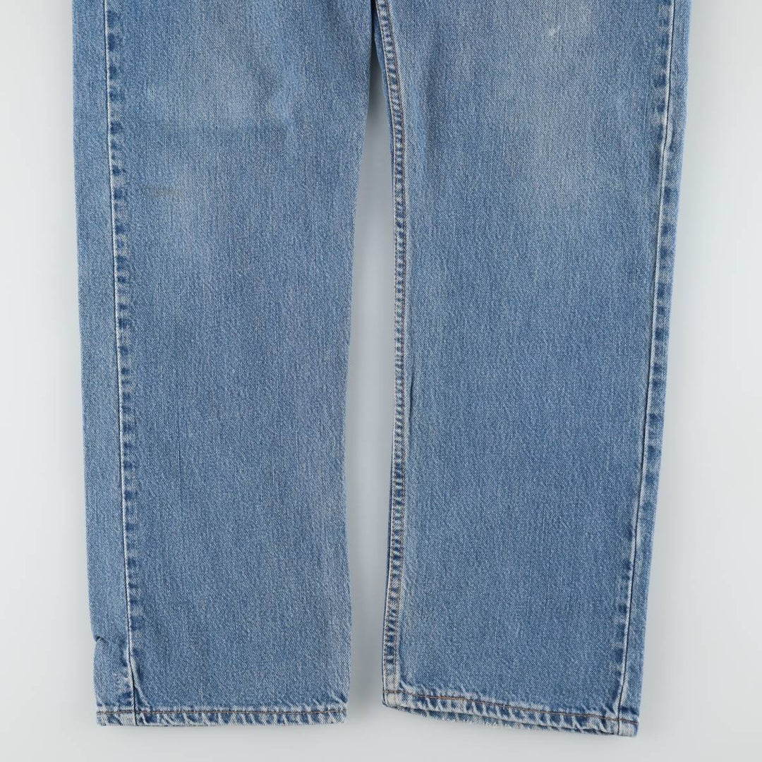 2000'S Levi's 00505-4891 Tapered Denim Pants, Made in USA, Men's W36 (approx.) cotton blue type Vintage Second Hand