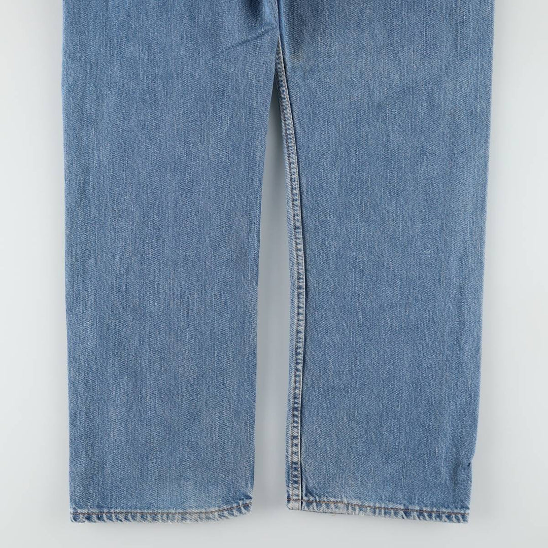 2000'S Levi's 00505-4891 Tapered Denim Pants, Made in USA, Men's W36 (approx.) cotton blue type Vintage Second Hand