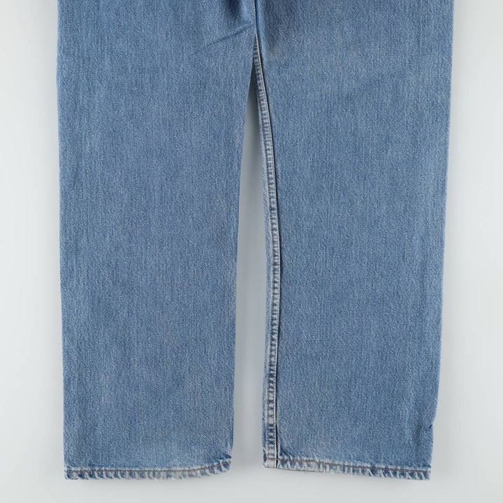 2000'S Levi's 00505-4891 Tapered Denim Pants, Made in USA, Men's W36 (approx.) cotton blue type Vintage Second Hand