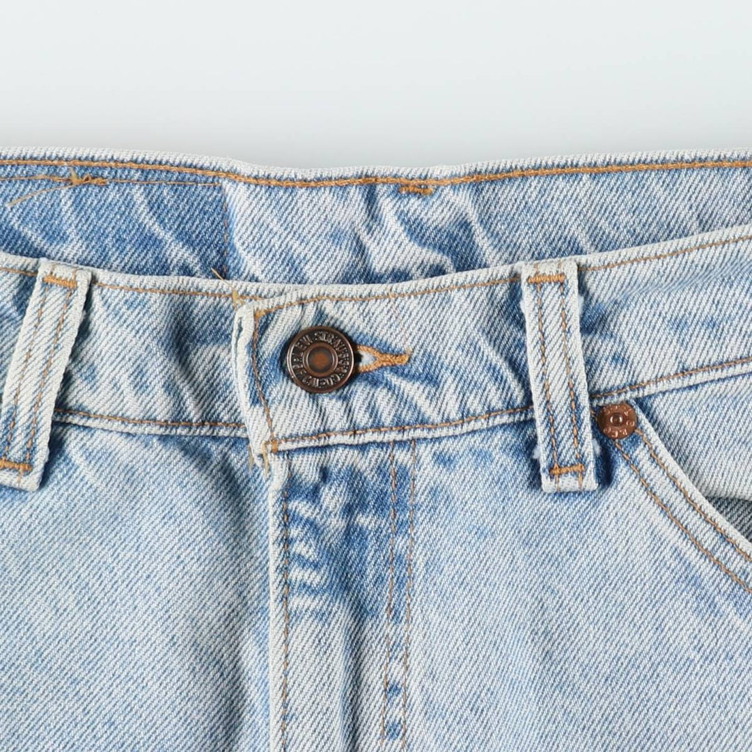 90'S Levi's 505 REGULAR FIT STRAIGHT LEG tapered denim pants made in USA men's w34 equivalent vintage cotton blue type Vintage Second Hand