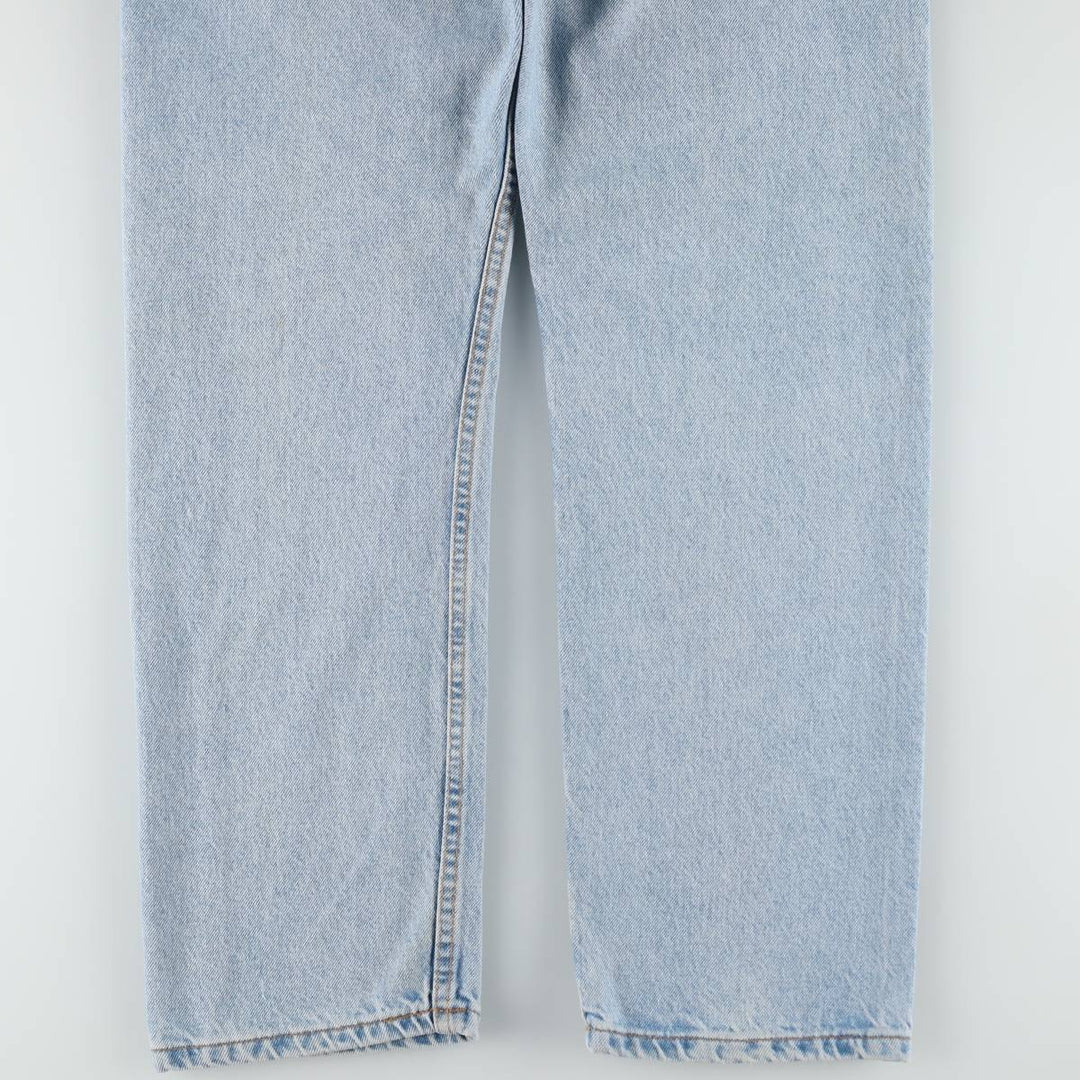 90'S Levi's 505 REGULAR FIT STRAIGHT LEG tapered denim pants made in USA men's w34 equivalent vintage cotton blue type Vintage Second Hand