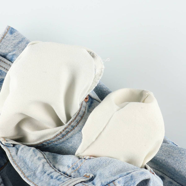 90'S Levi's 505 REGULAR FIT STRAIGHT LEG tapered denim pants made in USA men's w34 equivalent vintage cotton blue type Vintage Second Hand