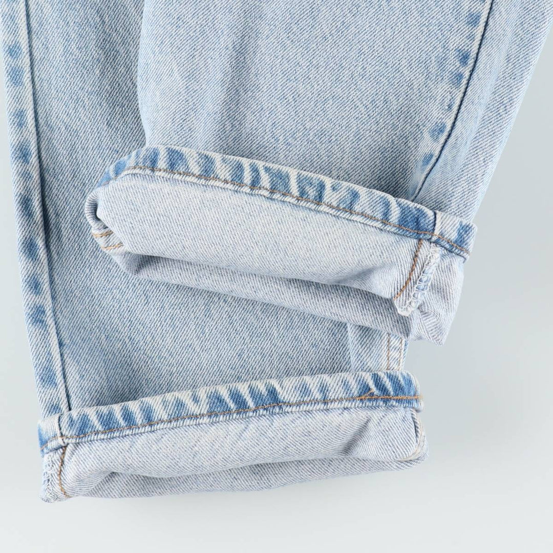 90'S Levi's 505 REGULAR FIT STRAIGHT LEG tapered denim pants made in USA men's w34 equivalent vintage cotton blue type Vintage Second Hand