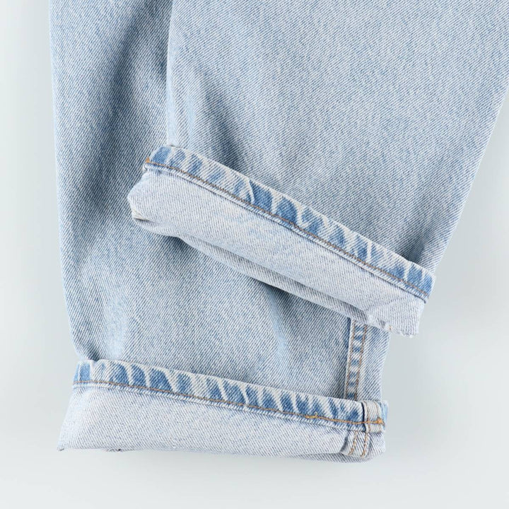 90'S Levi's 505 REGULAR FIT STRAIGHT LEG tapered denim pants made in USA men's w34 equivalent vintage cotton blue type Vintage Second Hand