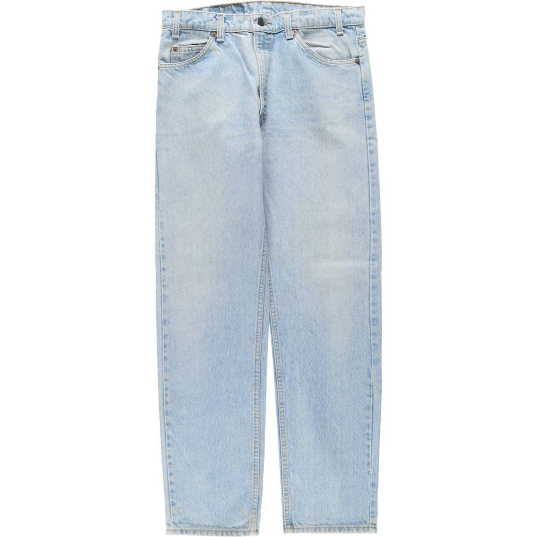 ~90'S Levi's 40505-0214 Orange Tab Tapered Denim Pants, Made in USA, Men's W34 (approx.), Vintage unclear blue type Vintage Second Hand