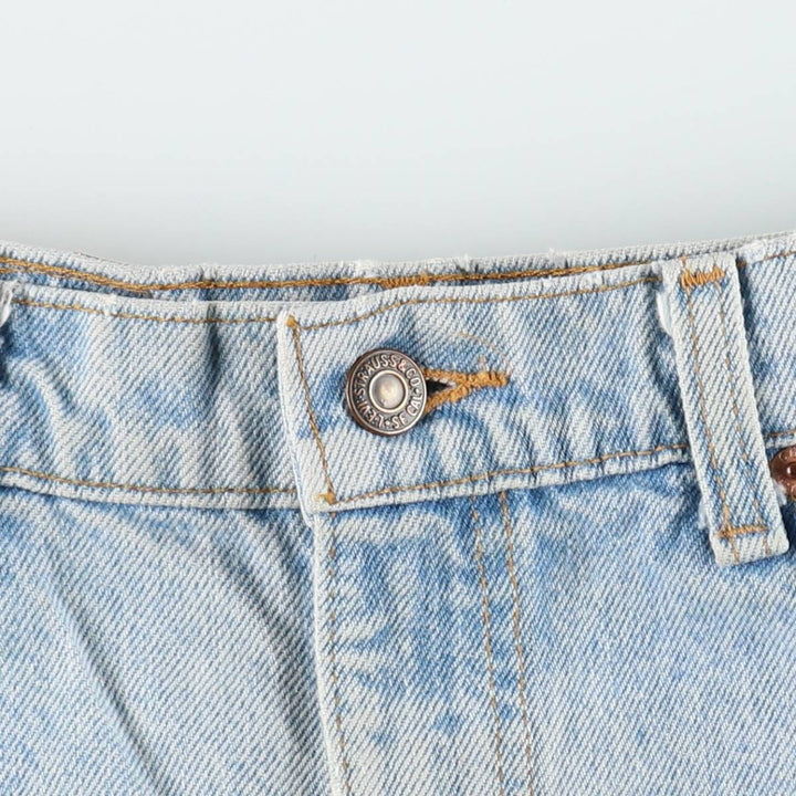 ~90'S Levi's 40505-0214 Orange Tab Tapered Denim Pants, Made in USA, Men's W34 (approx.), Vintage unclear blue type Vintage Second Hand