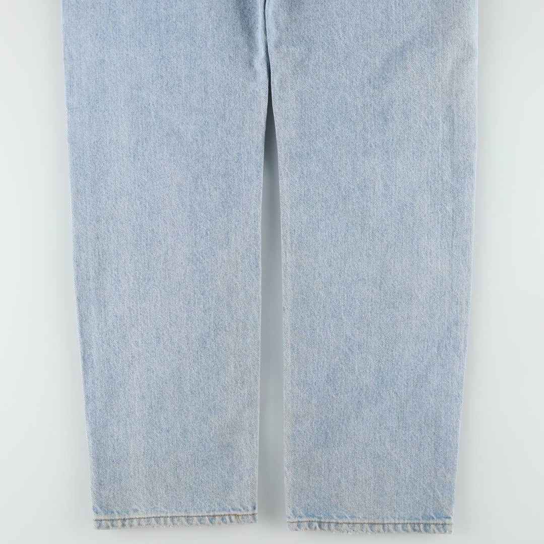 ~90'S Levi's 40505-0214 Orange Tab Tapered Denim Pants, Made in USA, Men's W34 (approx.), Vintage unclear blue type Vintage Second Hand