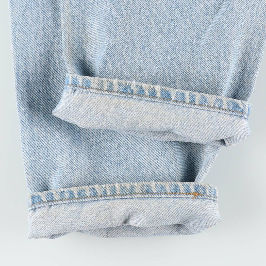 ~90'S Levi's 40505-0214 Orange Tab Tapered Denim Pants, Made in USA, Men's W34 (approx.), Vintage unclear blue type Vintage Second Hand