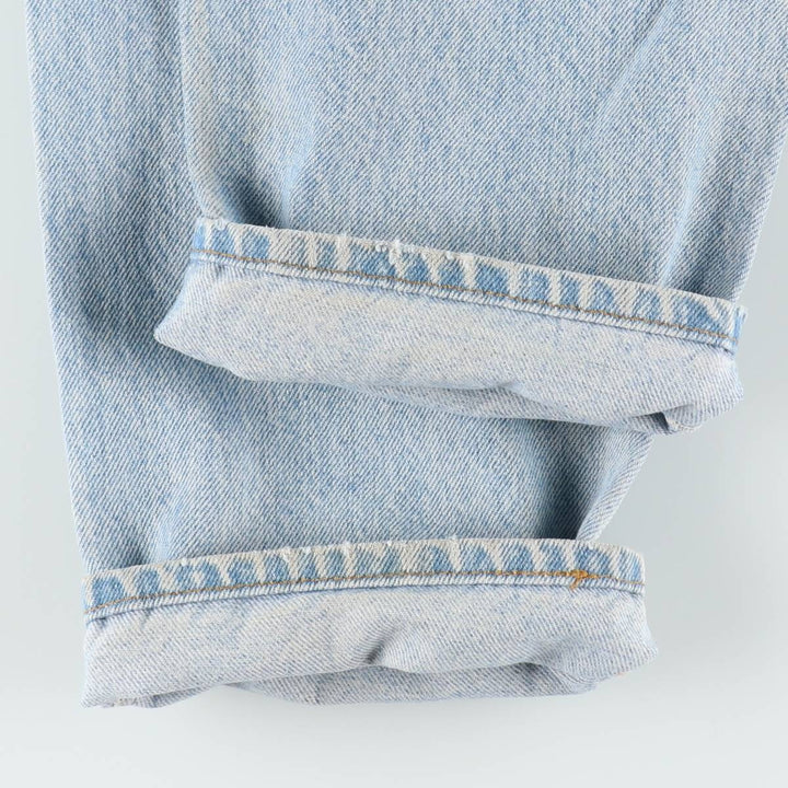 ~90'S Levi's 40505-0214 Orange Tab Tapered Denim Pants, Made in USA, Men's W34 (approx.), Vintage unclear blue type Vintage Second Hand