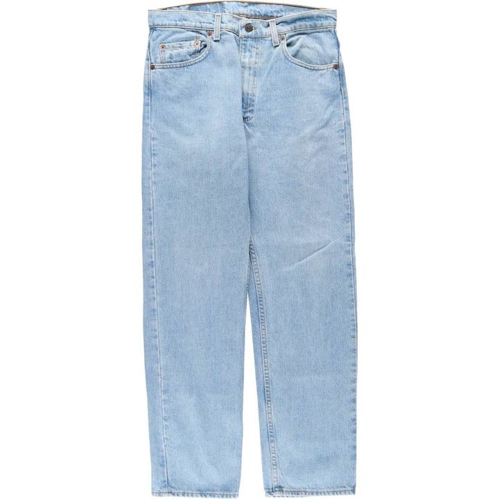 90'S Levi's 505 REGULAR FIT STRAIGHT LEG Tapered Denim Pants Made in USA Men's W33 Vintage cotton blue type Vintage Second Hand