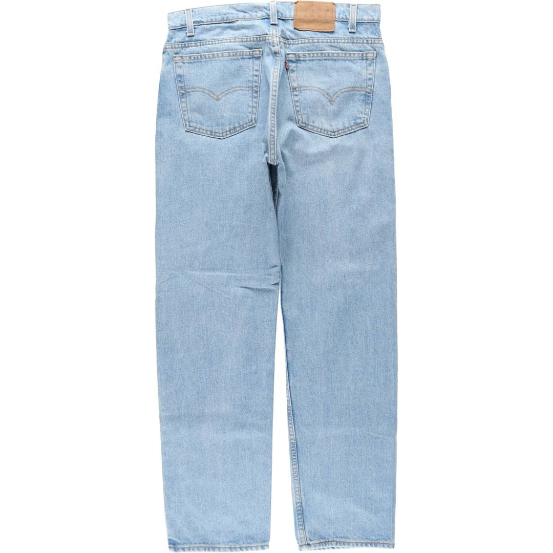 90'S Levi's 505 REGULAR FIT STRAIGHT LEG Tapered Denim Pants Made in USA Men's W33 Vintage cotton blue type Vintage Second Hand
