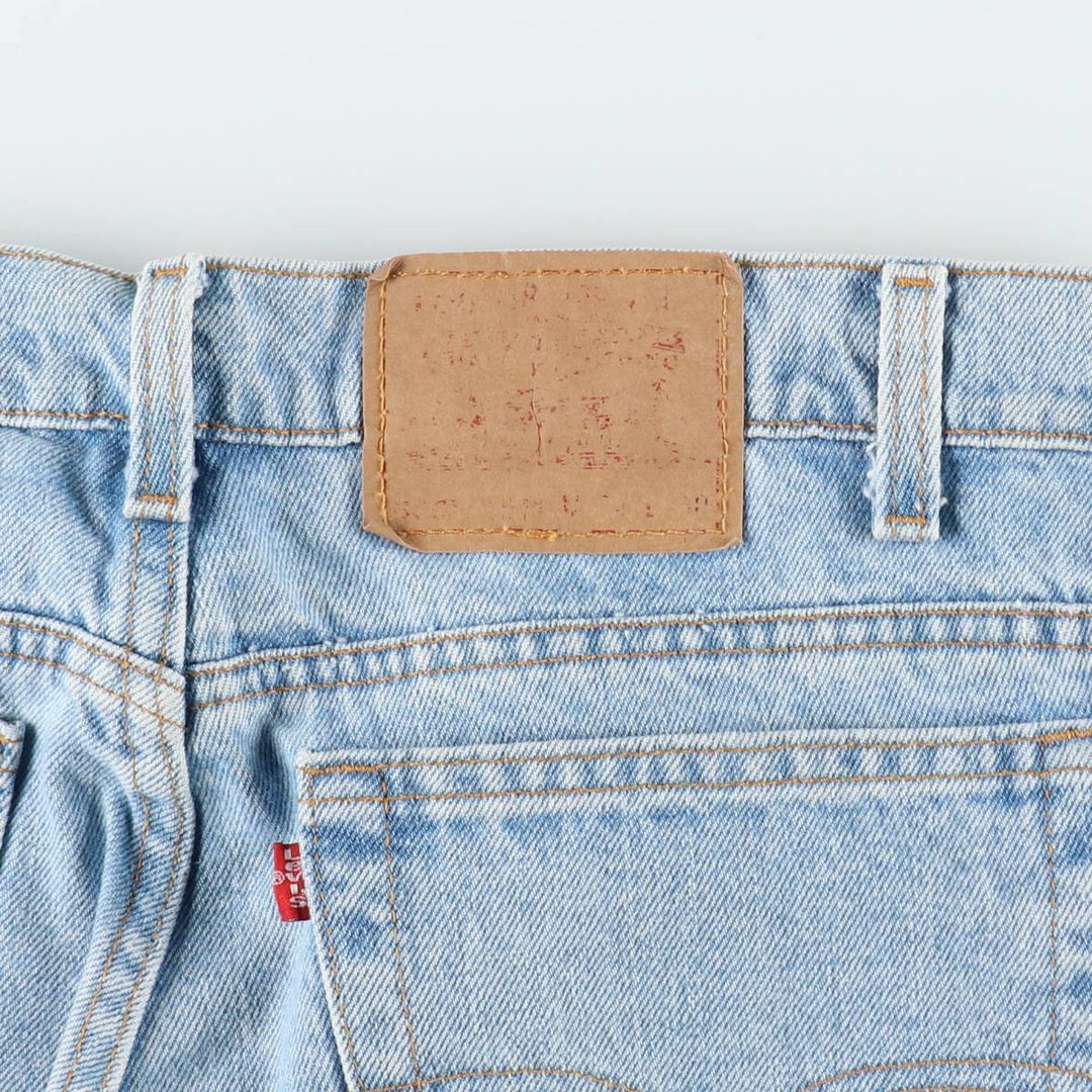 90'S Levi's 505 REGULAR FIT STRAIGHT LEG Tapered Denim Pants Made in USA Men's W33 Vintage cotton blue type Vintage Second Hand