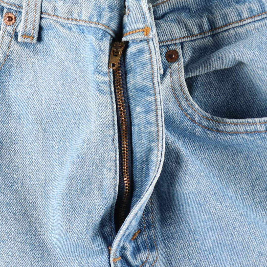 90'S Levi's 505 REGULAR FIT STRAIGHT LEG Tapered Denim Pants Made in USA Men's W33 Vintage cotton blue type Vintage Second Hand