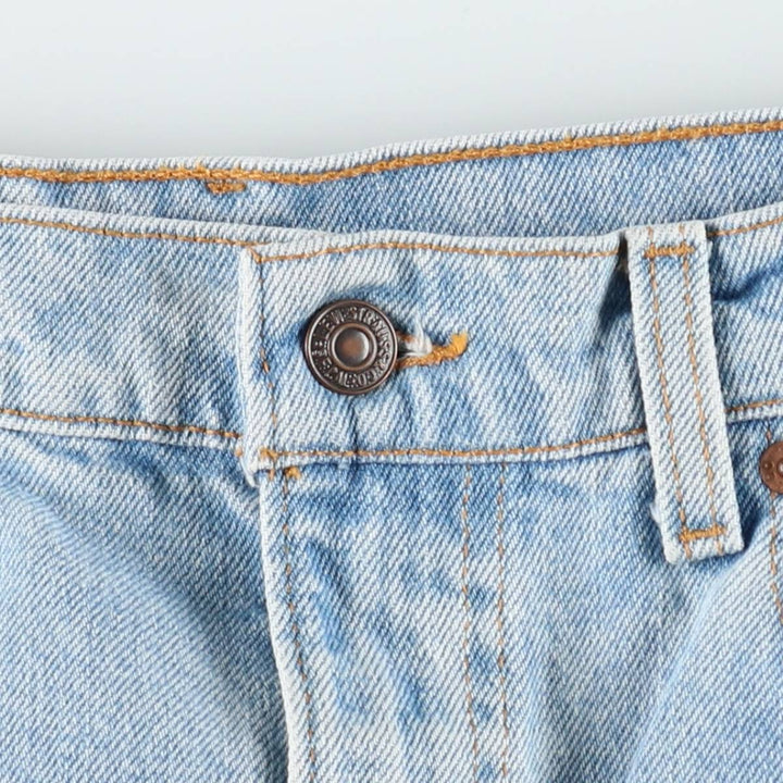 90'S Levi's 505 REGULAR FIT STRAIGHT LEG Tapered Denim Pants Made in USA Men's W33 Vintage cotton blue type Vintage Second Hand