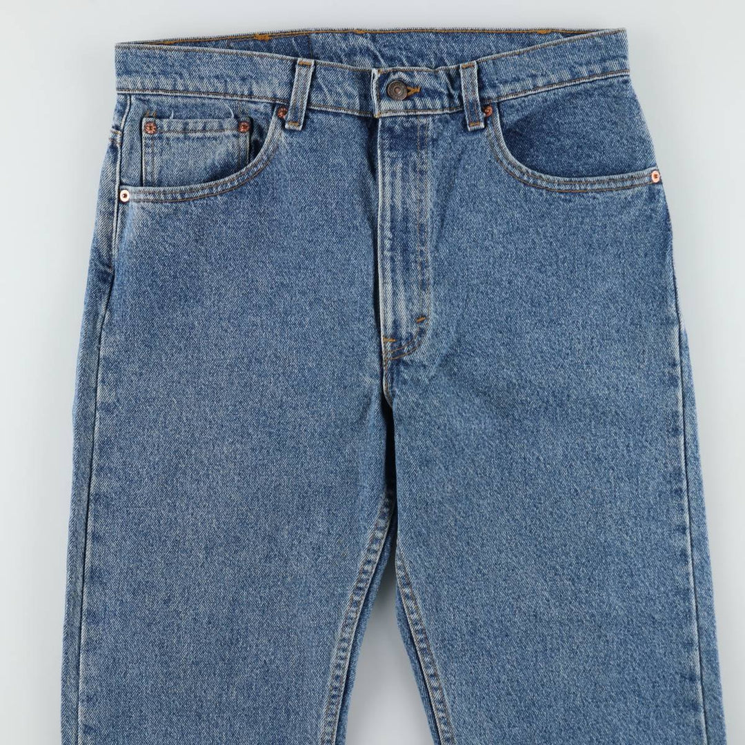 1990'S Levi's 00505-4891 Tapered Denim Pants, Made in USA, Men's W33 (approx.), Vintage cotton blue type Vintage Second Hand