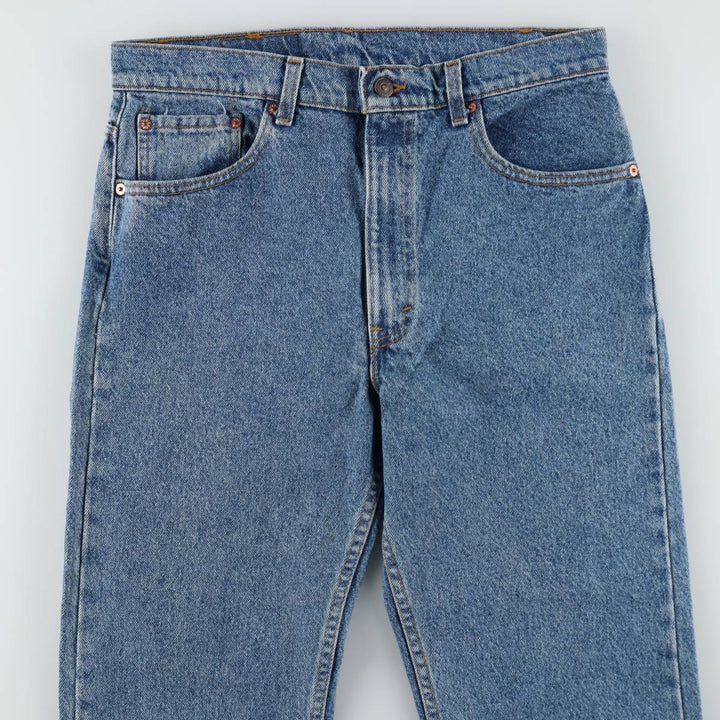 1990'S Levi's 00505-4891 Tapered Denim Pants, Made in USA, Men's W33 (approx.), Vintage cotton blue type Vintage Second Hand